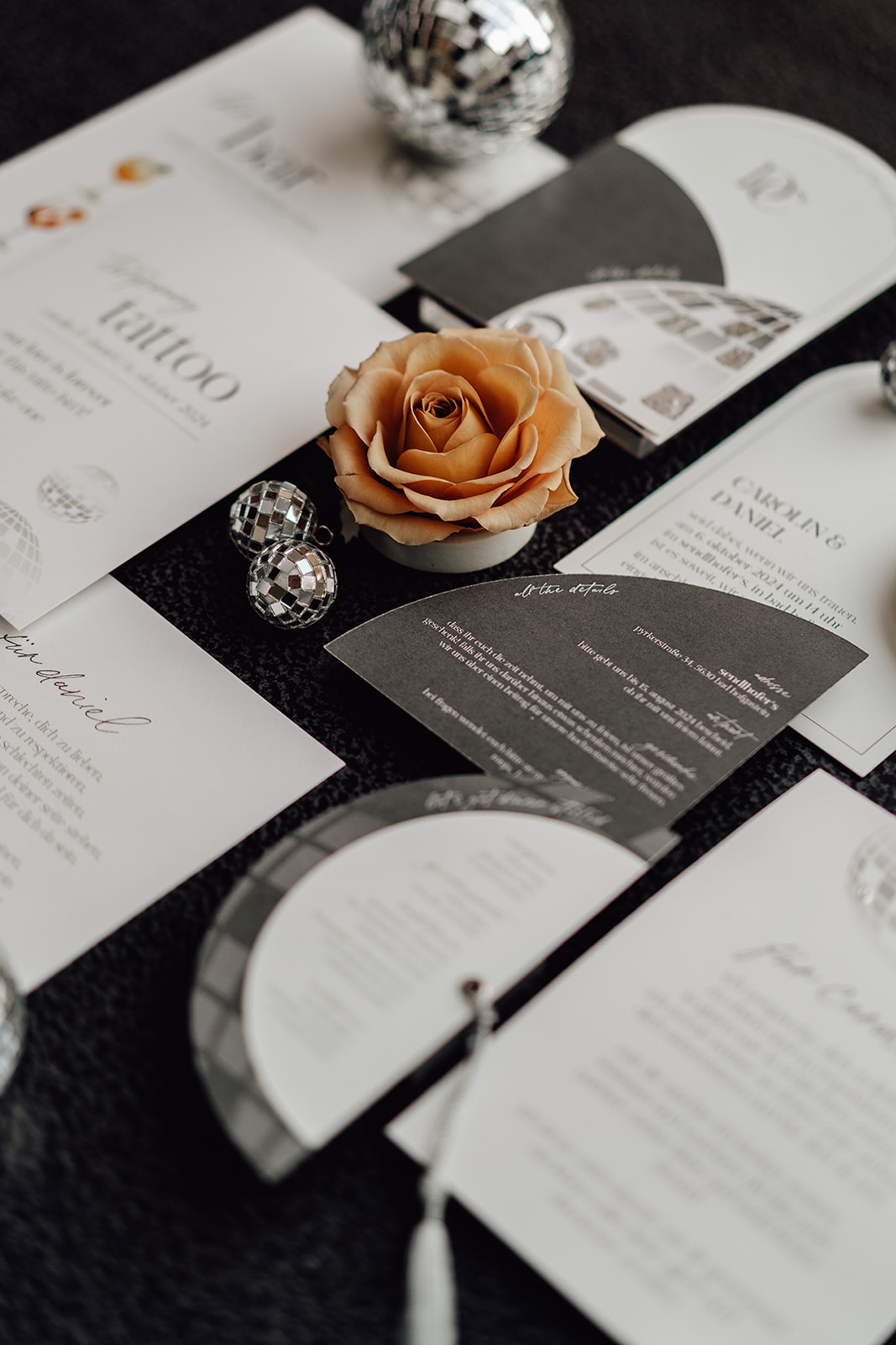 Hochzeitspapeterie auf einer Hochzeit in Tirol