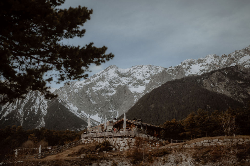 Wellness honeymoon in the Alps with mountain views 