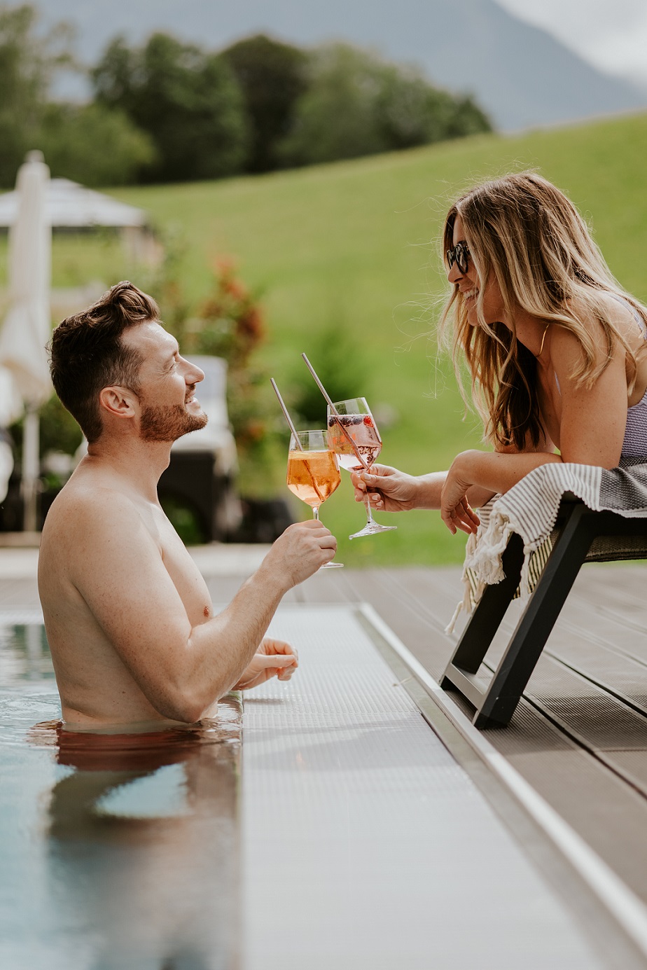 Honeymoon in an adults-only hotel in the mountains